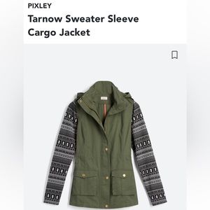 Pixley Tarnow Sweater Sleeve Cargo Jacket